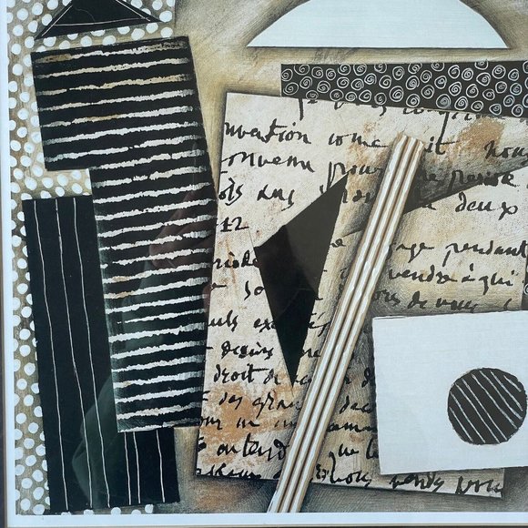 Vintage Mid-Century Modern Print Vanguard Studios Abstract Cubism Modernist Art - Picture 8 of 12